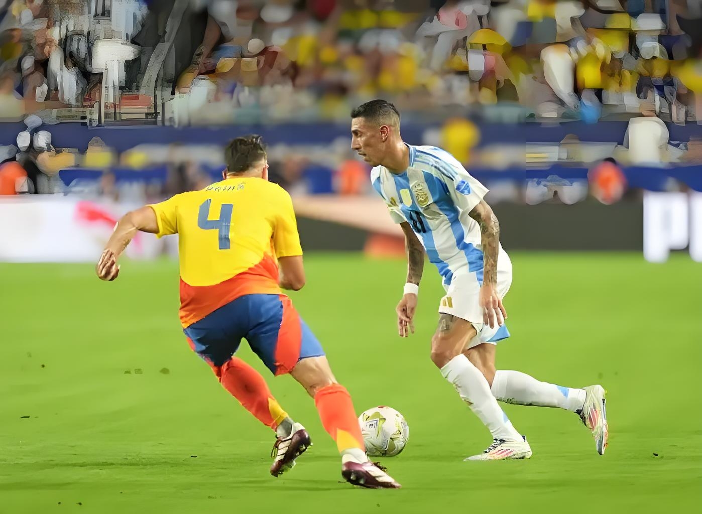 法国险胜哥伦比亚，迪马利亚高光表现